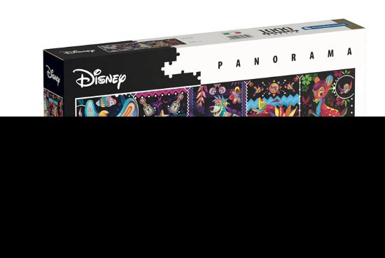 Clementoni - Puzzle adulte, Panorama 1000 pièces - Disney Classics