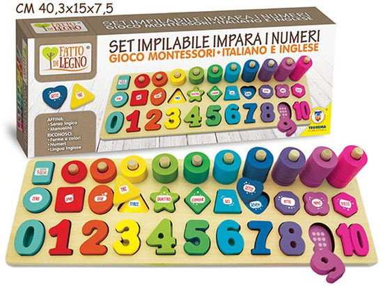 Cover for Teorema: Fatto Di Legno · Teorema: Fatto Di Legno - Gioco Numerico Montessori (Toys)