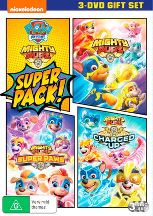 Paw Patrol: Mighty Pups Super Pack (Mighty Pups / Super Paws / Charged Up) - Holley, Kallan, Cohen, Devan, Faraci, Samuel - Movies - UNIVERSAL SONY PICTURES P/L - 9317731165597 - June 16, 2021