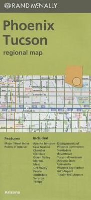 Cover for Rand Mcnally · Rand Mcnally Phoenix / Tuscon Regional Map (Rand Mcnally Regional Map) (Landkarten) [Map edition] (2013)