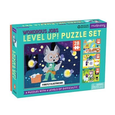 Cover for Galison Mudpuppy · Wondrous Jobs Level Up! Puzzle Set (GAME) (2022)