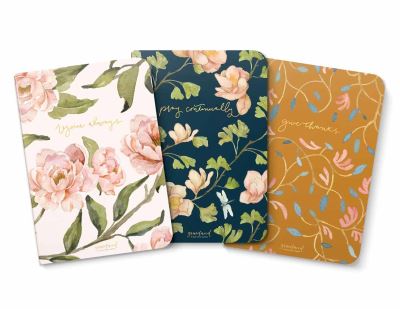 GraceLaced Lined Notebooks, Set of 3, Rejoice, Pray, Give - Ruth Chou Simons - Böcker - Harvest House Publishers,U.S. - 9780736982597 - 1 september 2020