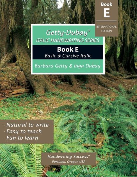 Cover for Barbara Getty · Getty-Dubay Italic Handwriting Series Book E (Paperback Book) (2019)