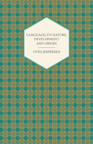 Cover for Otto Jespersen · Language; Its Nature, Development and Origin (Taschenbuch) (2008)