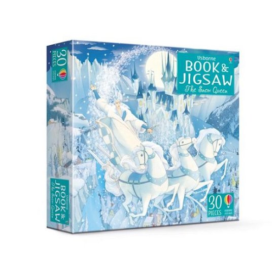 Usborne Book and Jigsaw The Snow Queen - Usborne Book and Jigsaw - Susanna Davidson - Kirjat - Usborne Publishing Ltd - 9781474940597 - sunnuntai 1. lokakuuta 2017