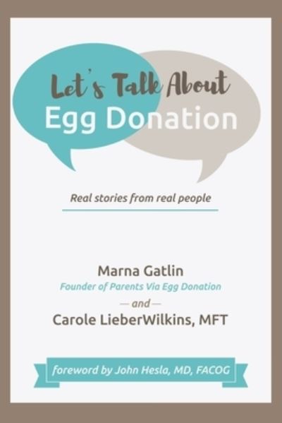 Cover for Marna Gatlin · Let's Talk About Egg Donation (Paperback Book) (2019)