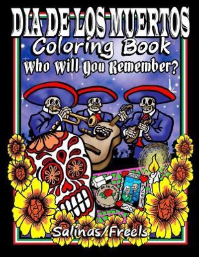 Cover for Salinas · Dia De Los Muertos Coloring Book (Paperback Book) (2016)