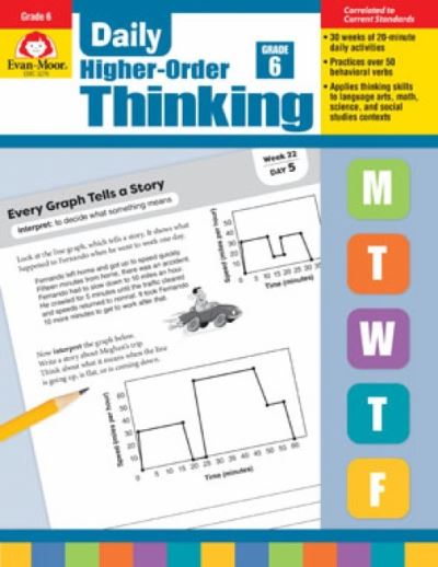 Cover for Evan-Moor Educational Publishers · Daily Higher-Order Thinking, Grade 6 (Paperback Book) (2018)