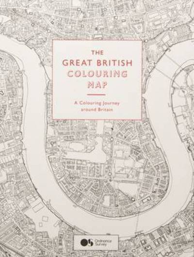 Cover for Ordnance Survey · The Great British Colouring Map: A Colouring Journey around Britain (Pocketbok) (2016)