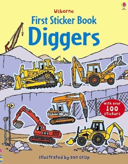 First Sticker Book Diggers - Sam Taplin - Libros - Usborne Publishing, Limited - 9781805070597 - 11 de julio de 2023
