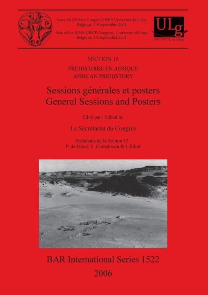 Cover for Prehistoire en Afrique / African Prehistory (Acts of the Xivth Uispp Congress, University of Liege, Belgium, 2-8 September 2001) - British Archaeological Reports International S. (Paperback Book) (2006)