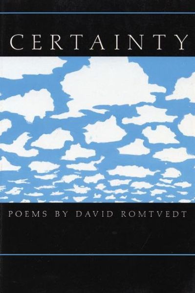 Cover for David Romtvedt · Certainty (Paperback Book) (1996)