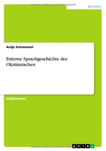Cover for Schrammel · Externe Sprachgeschichte des (Book) [German edition] (2012)
