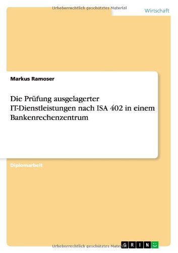 Cover for Ramoser · Die Prüfung ausgelagerter IT-Di (Book) [German edition] (2012)