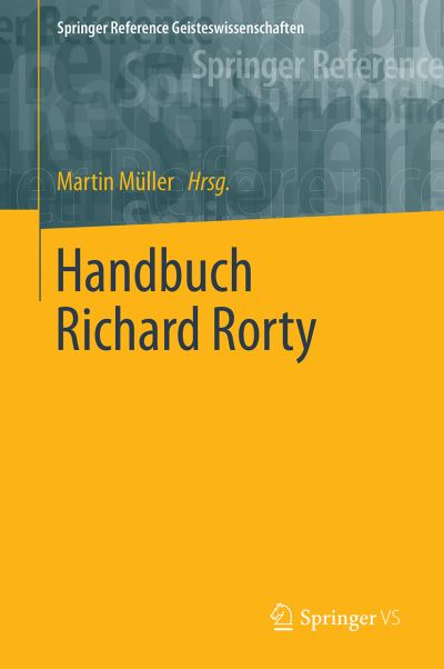 Cover for Martin Müller · Handbuch Richard Rorty (Book) (2022)