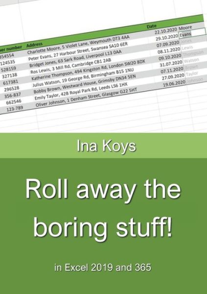 Cover for Ina Koys · Roll away the boring stuff! (Paperback Book) (2020)