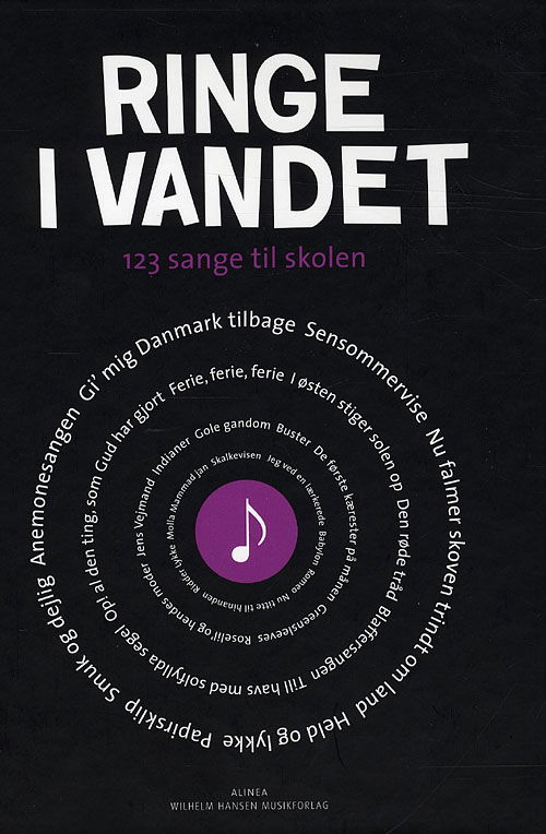 Ringe i vandet - 123 sange - Hanrik og Inge Marstal - Livres - Alinea - 9788723030597 - 10 février 2009