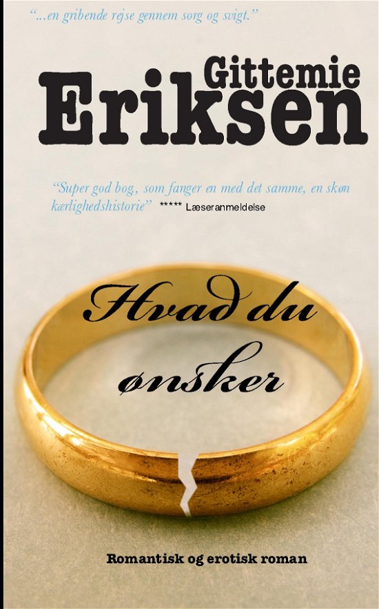 Cover for Gittemie Eriksen · Hvad Du Ønsker (Paperback Book) (2019)