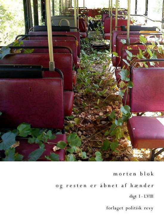 Cover for Morten Blok · Og Resten er Åbnet af Hænder (Sewn Spine Book) [1. wydanie] (2014)