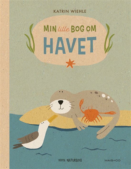 Cover for Katrin Wiehle · Min lille bog om havet (Cardboard Book) [1. Painos] (2021)