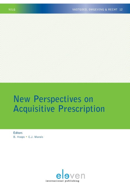 Cover for New Perspectives on Acquisitive Prescription - NILG – Vastgoed, Omgeving en Recht (Paperback Book) (2019)