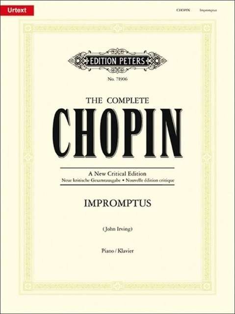 Impromptus - Fr D Ric  Fr Chopin - Livres - FABER MUSIC - 9790577087597 - 1 juillet 2017