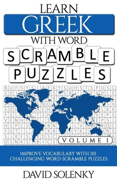 Cover for David Solenky · Learn Greek with Word Scramble Puzzles Volume 1 (Taschenbuch) (2020)