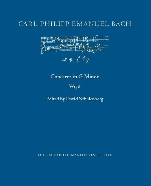 Concerto in G Minor, Wq 6 - Carl Philipp Emanuel Bach - Bøger - Independently Published - 9798623858597 - 11. marts 2020