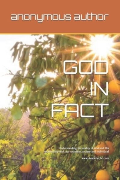 Cover for Anonymous Author · God in Fact (Paperback Book) (2020)