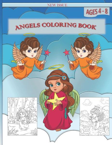 Cover for Pink Moon Publishing · Angels Coloring Book (Paperback Book) (2021)