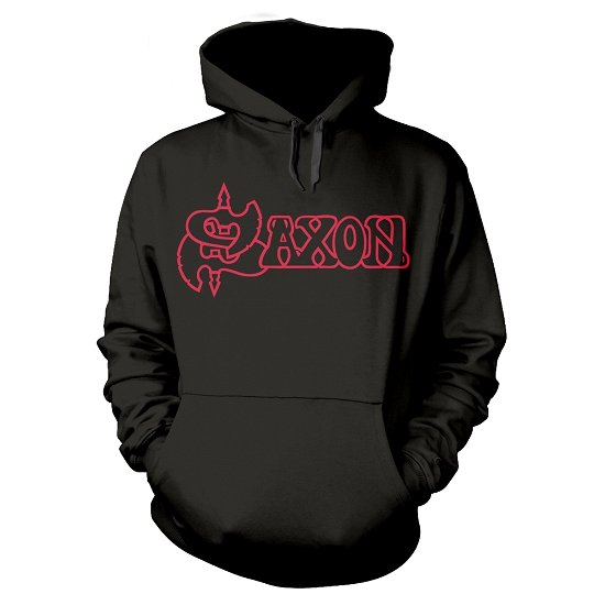 Cover for Saxon · Denim and Leather (Hoodie) [size S] [Black edition] (2019)