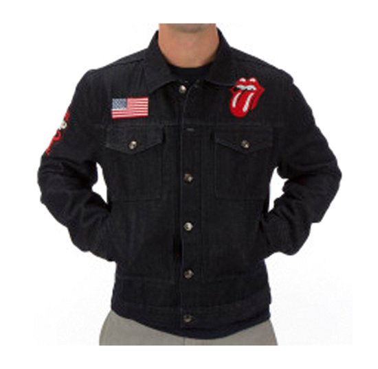 Cover for The Rolling Stones · Zip Code 2015 Denim Jacket (TØJ) [size S] (2017)