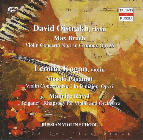 Cover for Bruch · Violinconcerto No.1 / Paganini - Violinconcerto No.1-oistrakh David, Leonid Kogan (CD)