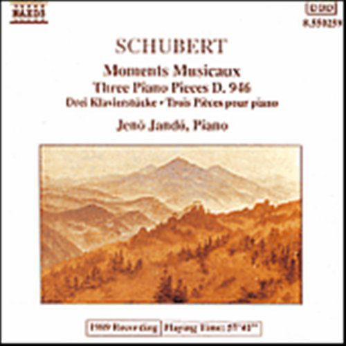 SCHUBERT:Moments Musicaux etc. - Jenö Jando - Musik - Naxos - 4891030502598 - 21 mars 1991