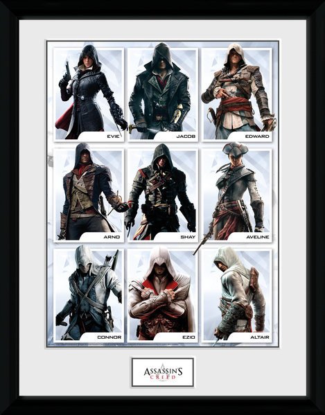 Cover for Assassin's Creed · Compilation Characters (Stampa In Cornice 30x40cm) (MERCH) (2019)