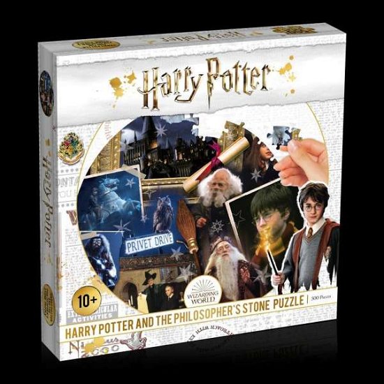 Harry Potter Kids Round 500pce (Philosophers Stone) Jigsaw Puzzle - Harry Potter - Lautapelit - HARRY POTTER - 5036905039598 - maanantai 21. syyskuuta 2020