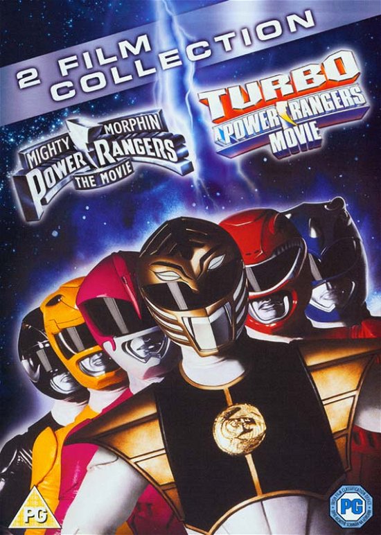 Cover for Power Rangers 1 + 2 Movies · Mighty Morphin Power Rangers - The Movie / Turbo - Power Rangers Movie (DVD) (2013)