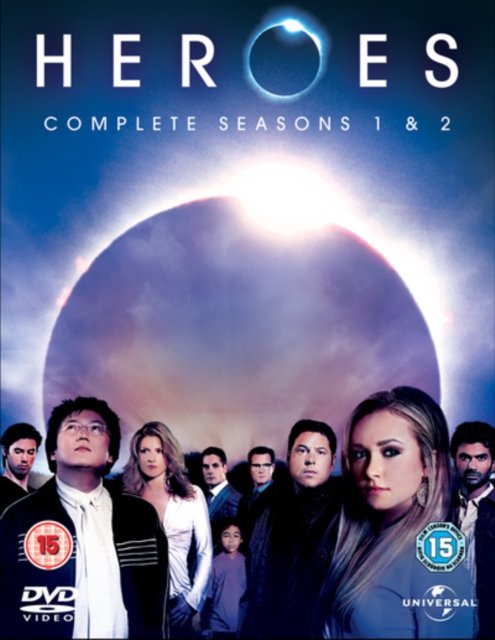 Cover for Heroes Seasons 1 to 2 DVD · Heroes  Seasons 12 2015 Slipcase (DVD) (2015)