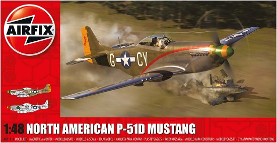 Cover for Airfix · Airfix - 1:48 North American P-51d Mustang (5/22) * (Legetøj)