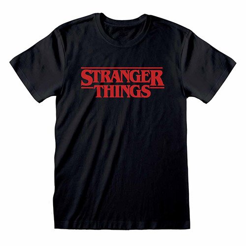 Cover for Heroes · Stranger Things: Logo Black Black (T-Shirt Unisex Tg. M) (DVD)