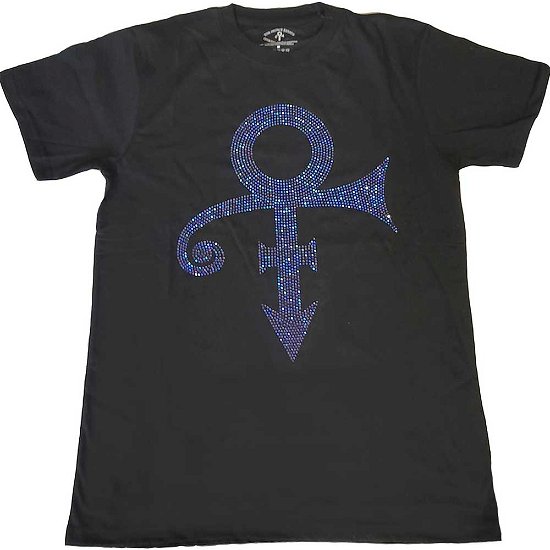 Prince Unisex T-Shirt: Purple Symbol (Embellished) - Prince - Merchandise -  - 5056561022598 - 
