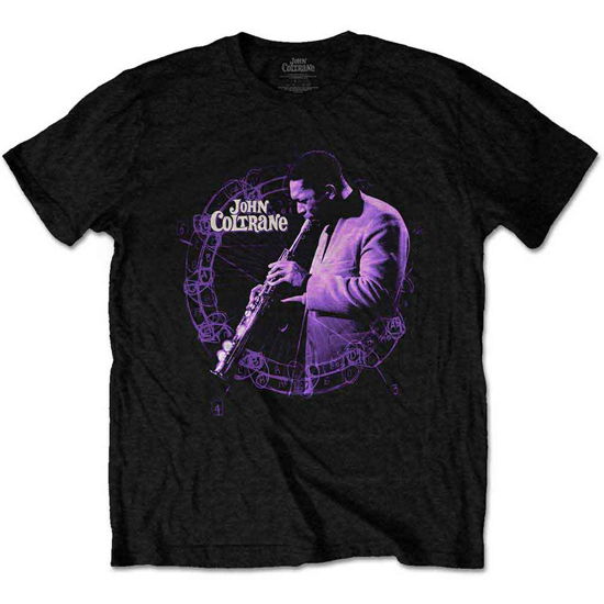 John Coltrane Unisex T-Shirt: Circle Live - John Coltrane - Marchandise -  - 5056561048598 - 