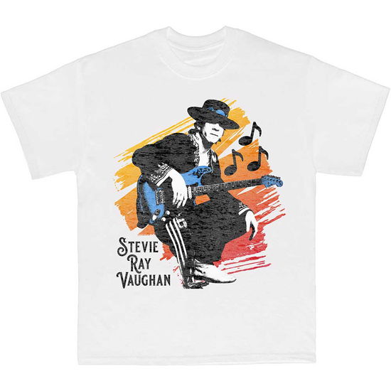 Stevie Ray Vaughan Unisex T-Shirt: Stevie - Stevie Ray Vaughan - Merchandise -  - 5056737272598 - August 15, 2024