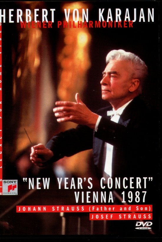 New Year's Concert - Herbert Von Karajan - Películas - SONY CLASSICAL - 5099704598598 - 30 de julio de 1990