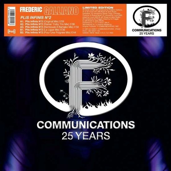 Plis Infinis 2 - Frederic Galliano - Music - F COMMUNICATIONS - 5400863024598 - October 9, 2020