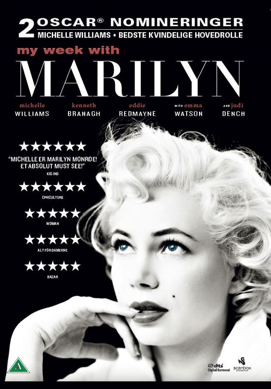 My Week with Marilyn -  - Elokuva -  - 5706102382598 - tiistai 31. heinäkuuta 2012