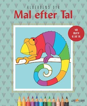 Cover for Mal efter Tal - Alverdens Dyr (Hæftet bog) [1. udgave] (2021)