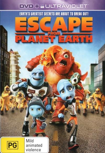 Cover for Escape from Planet Earth (DVD) (2013)