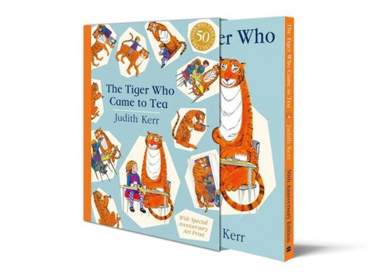 Cover for Judith Kerr · The Tiger Who Came to Tea Gift Edition (Bog) [50th Anniversary edition] (2018)