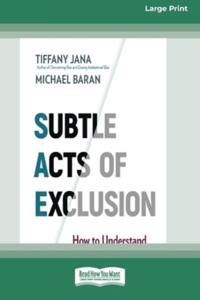 Cover for Tiffany Jana · Subtle Acts of Exclusion (Paperback Book) (2020)